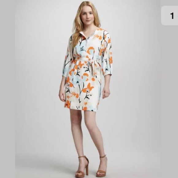 Diane von Furstenburg Julieta silk floral dress - Picture 1 of 8